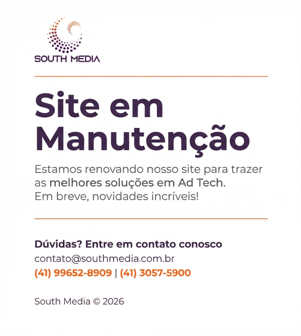 South Media — Site em manutenção